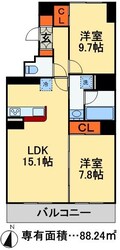 Ts garden北柏2号棟の物件間取画像